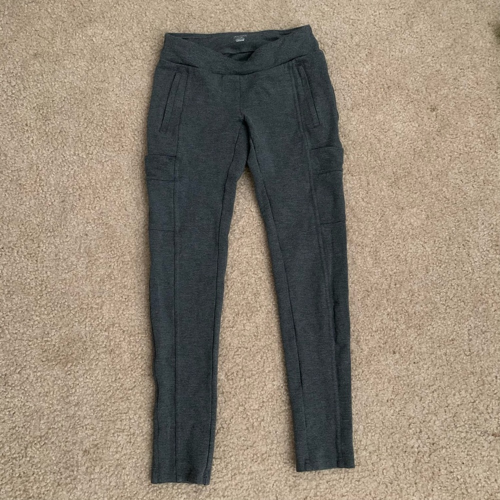 Jockey Charcoal Grey Leggings. Women’s size Small